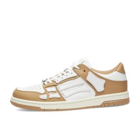 AMIRI SKEL TOP LOW WHITE BROWN
